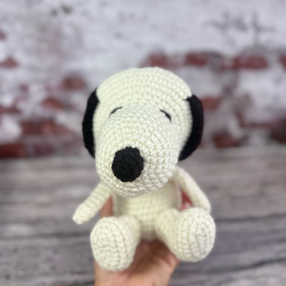 Handmade Crochet Snoopy Amigurumi Doll | Cute Plush Toy or Home Décor - Picture 11 of 13